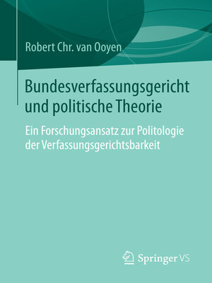 cover image of Bundesverfassungsgericht und politische Theorie